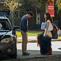 Tom Blyth as Alex and Emily Bader as Poppy in 'People We Meet on Vacation'