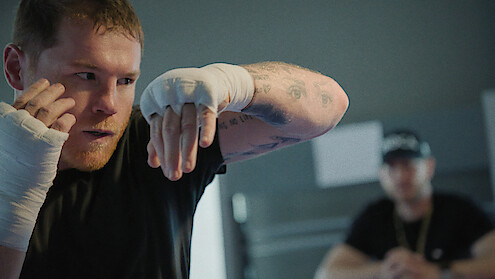 Canelo Álvarez training