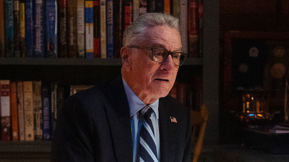 Robert De Niro as President Mullen in 'Zero Day'