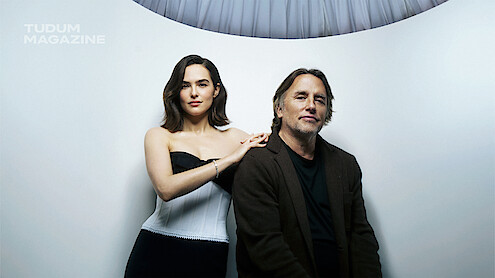 Zoey Deutch and Richard Linklater