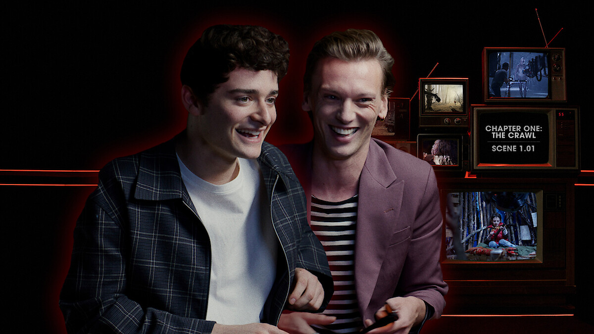 Noah Schnapp y Jamie Campbell Bower detrás de cámaras de 'Stranger Things 5'