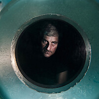 Stockton Rush testing Titan submersible underwater.