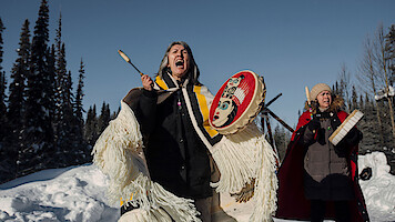 Indigenous Canadian activists from 'Yintah.' 