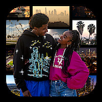 Michael Cooper Jr. as Justin Edwards and Lovie Simone as Keisha Clark in 'Forever'
