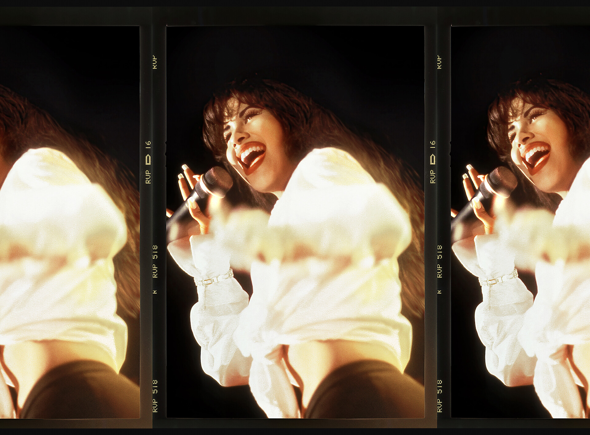 Selena performing on stage