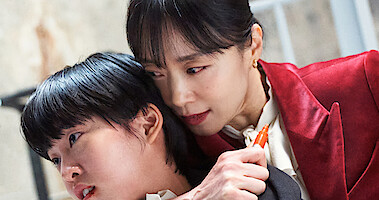 Lee Yeon and Jeon Do-yeon in a still from 'Kill Boksoon.'