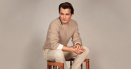 A glamor shot of actor Rupert Friend for his role in Anatomy of a Scandal