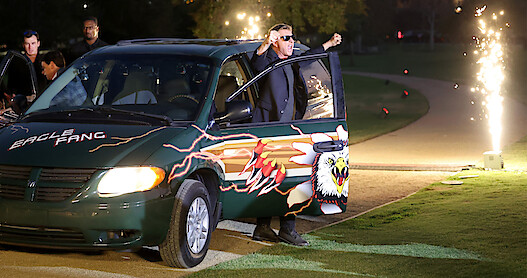 Ride Along with Ralph Macchio and William Zabka in the Eagle Fang Van 