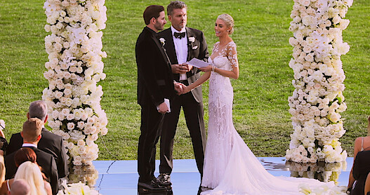 Heather and Tarek's Wedding Vows | Selling Sunset S5E10 Card Image