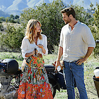 Laura Dern and Liam Hemsworth star in 'Lonely Planet.'