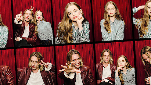 Jamie Campbell Bower & Nell Fisher 