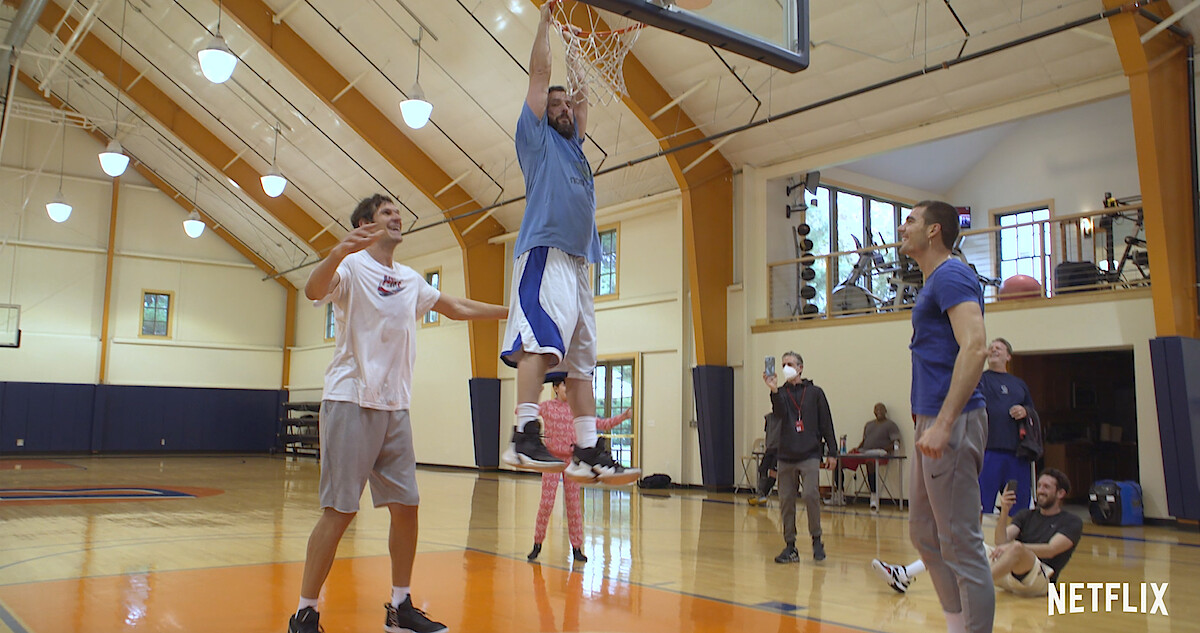 Watch Adam Sandler Shoot Hoops On The Set of 'Hustle' Netflix Tudum
