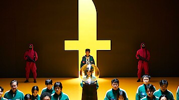 A scene from 'Squid Game.'