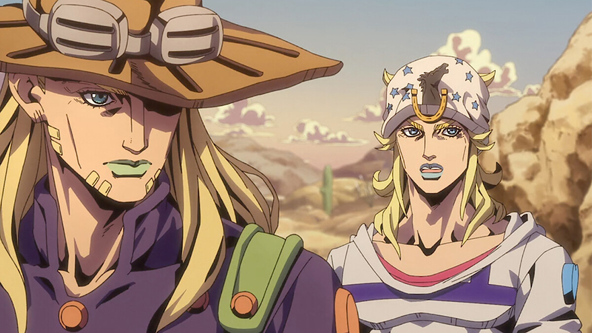 Gyro Zeppeli and Johnny Joestar