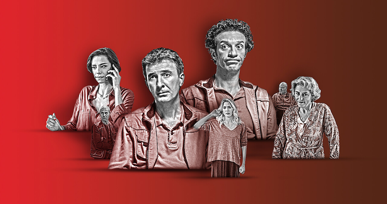 An illustration composite of the characters from Framed! A Sicilian Murder Mystery