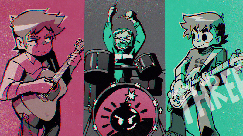 Scott Pilgrim Takes Off illustration