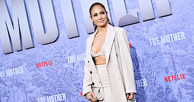 The cast of The Mother joined Jennifer Lopez on the red carpet at the film's premiere ahead of its May 12 release on Netflix.