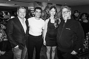 Ted Sarandos, Oscar Isaac, Mia Goth, and Guillermo del Toro