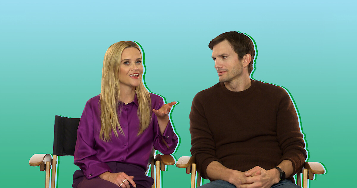 Reese Witherspoon e Ashton Kutcher falam sobre comédia romântica