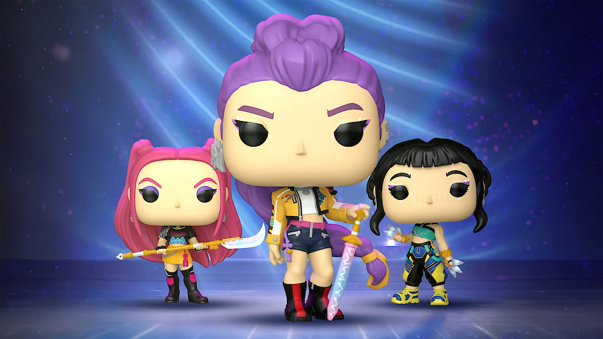 Funko Pop! figures from 'KPOP Demom Hunters'