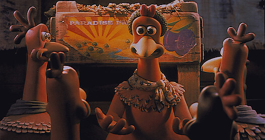 Julia Sawalha as Ginger in 'Chicken Run'.