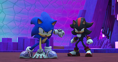Sonic in battle in Season 3 of 'Sonic Prime'