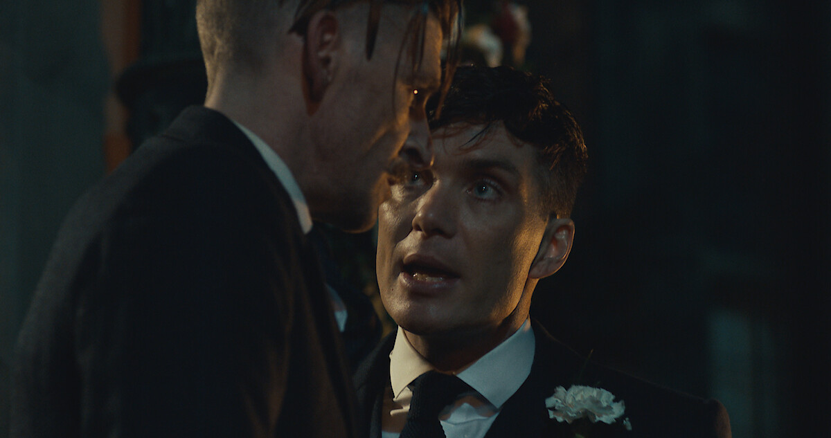 Arthur and Tommy arguing in 'Peaky Blinders' Season 3