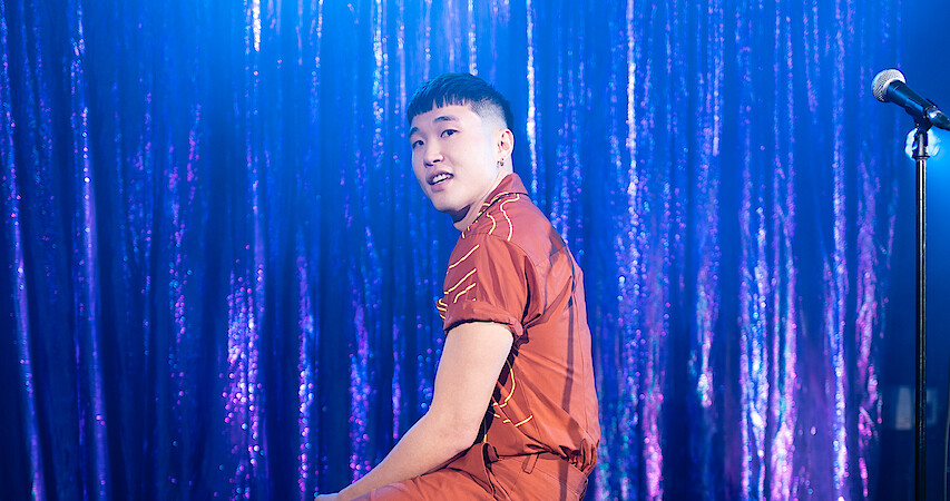 Joel Kim Booster Isn’t Worried About Leaked Photos in ‘Psychosexual’ Trailer