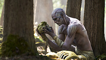 FRANKENSTEIN. Jacob Elordi as The Creature in Frankenstein. Cr. Ken Woroner/Netflix © 2025.