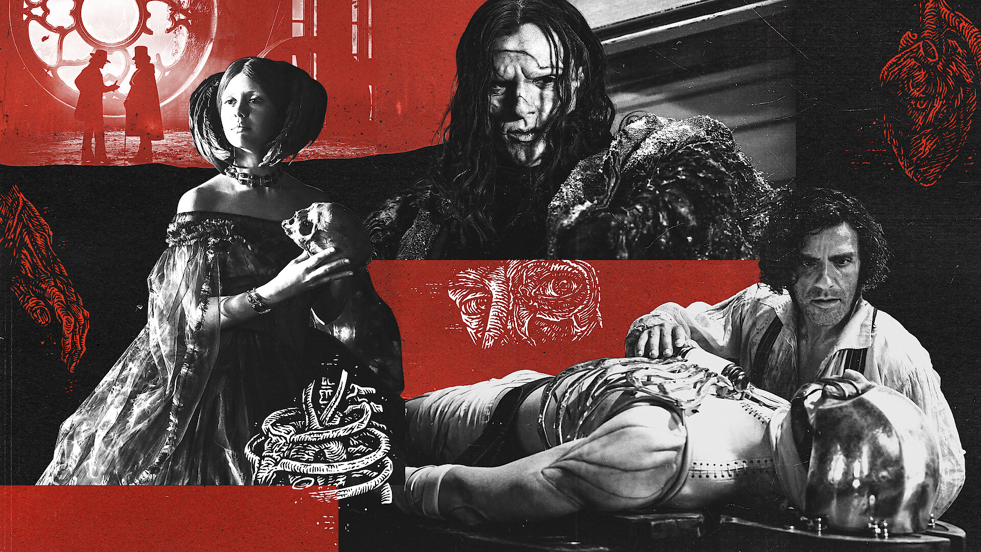 Film still from Frankenstein