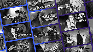 A grid of animated movie and TV titles that are similar to 'Arcane'.