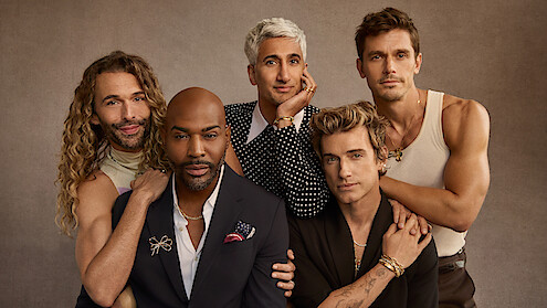 Jonathan Van Ness, Karamo Brown, Tan France, Jeremiah Brent, and Antoni Porowski