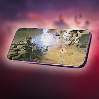 A screen shot of the game displayed on a smartphone.
