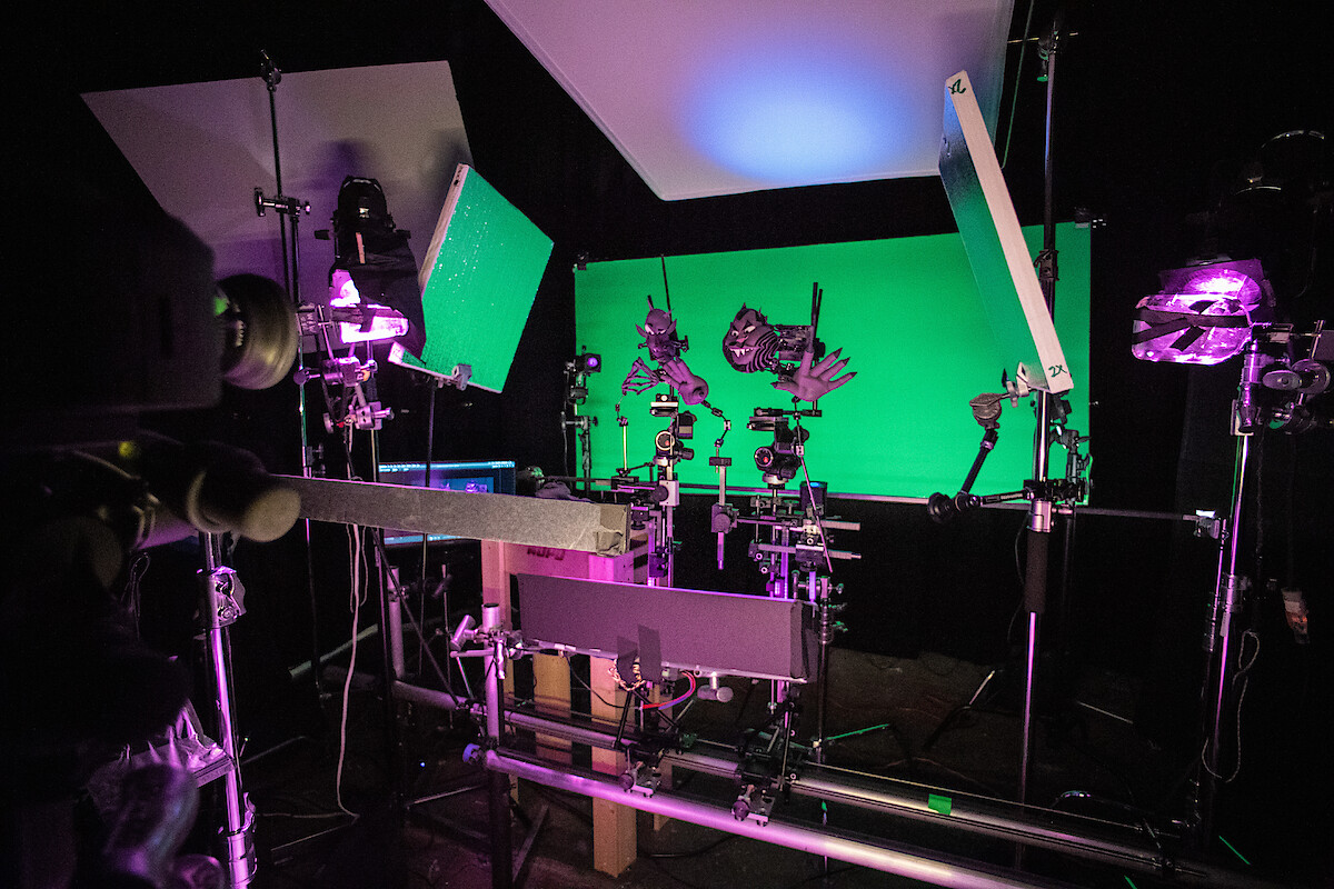 Peek behind the scenes at the filming of ‘Wendell & Wild.’