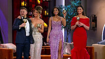 The 'Love Is Blind' Season 8 cast together at the reunion.