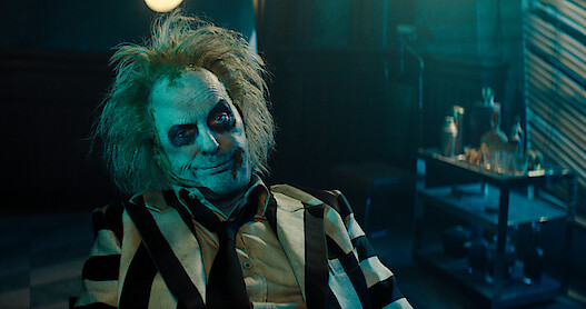 Michael Keaton in 'Beetlejuice Beetlejuice'
