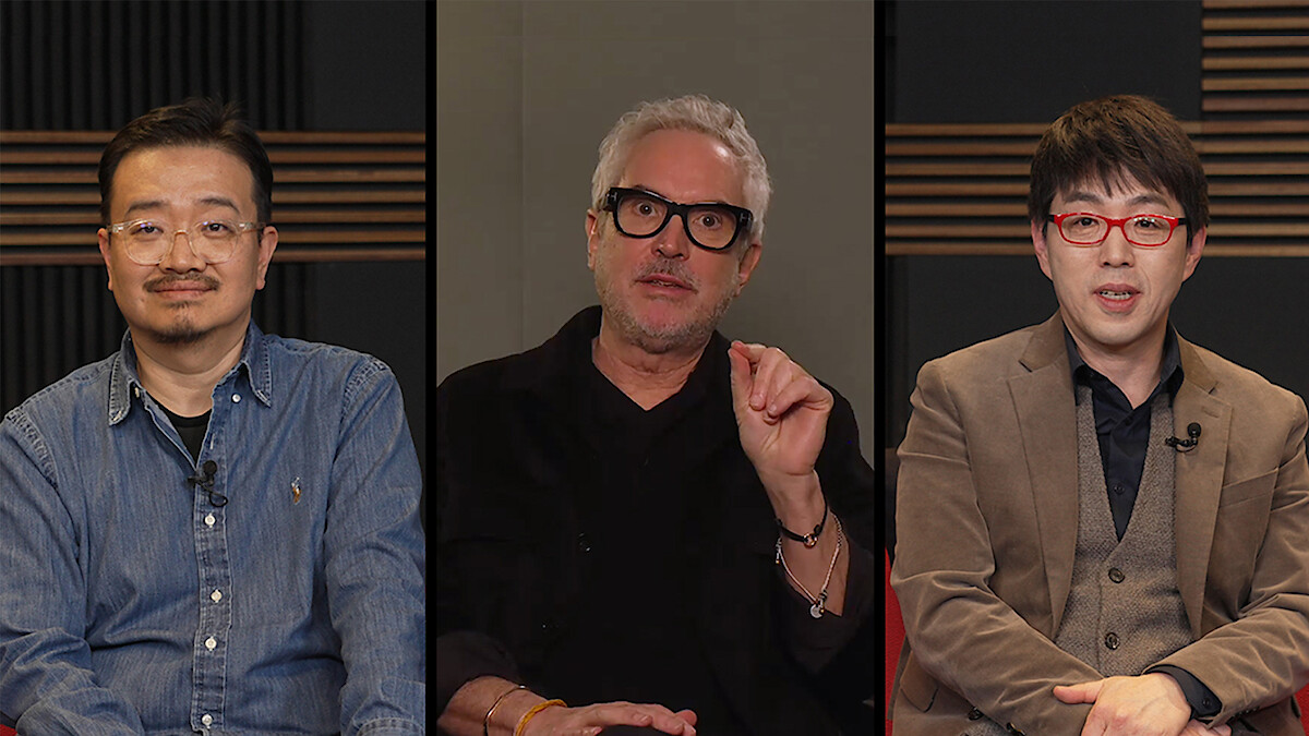 Yeon Sang-Ho, Alfonso Cuarón and Lee Dong-Jin