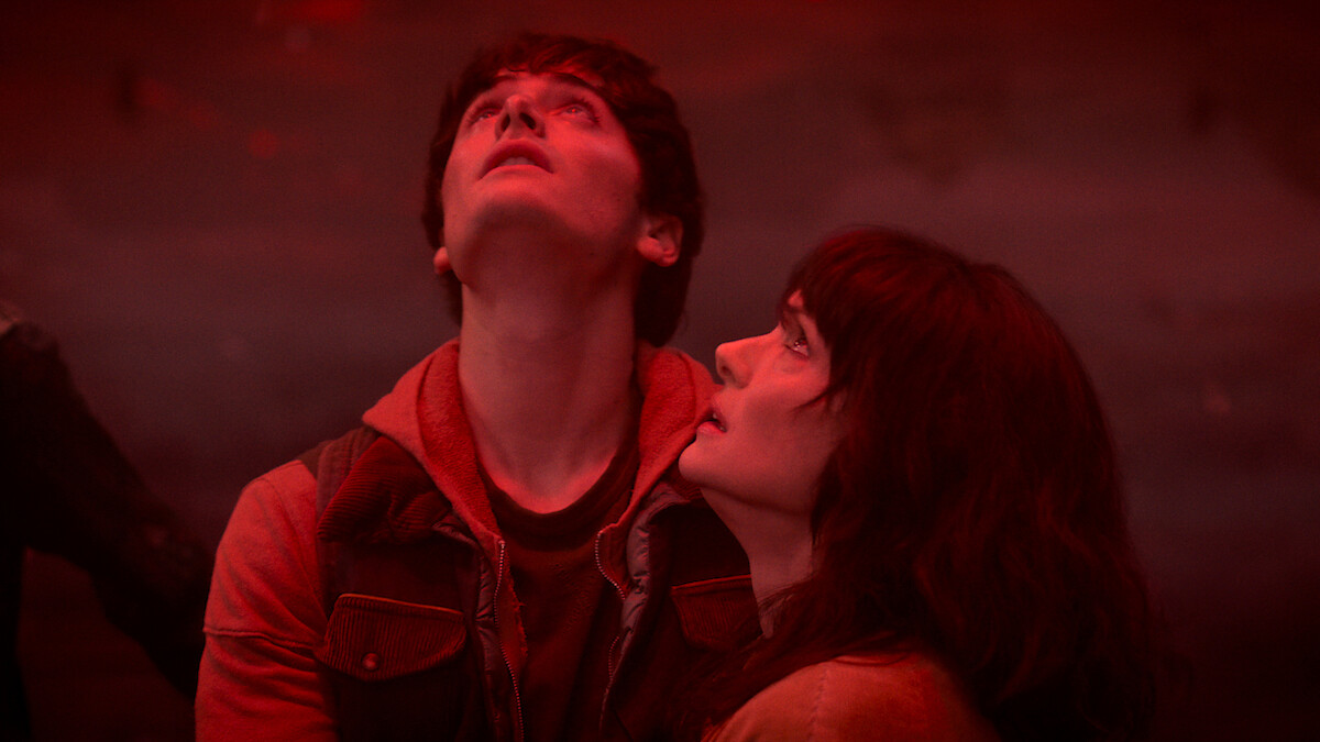 Noah Schnapp as Will Byers and Winona Ryder as Joyce Byers in 'Stranger Things 5'