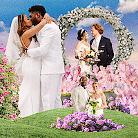 Photo illustration of Couples