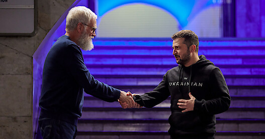 David Letterman Interviewed Volodymyr Zelenskyy in Kyiv