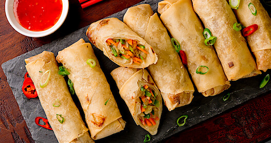 Crispy Spring Roll Recipe to Pair with ‘Bling Empire’
