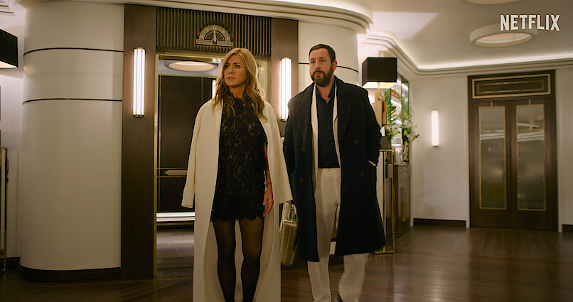 Exclusive: Adam Sandler & Jennifer Aniston Interview Reveal Whodunnit if  Cast of Friends Became Suspects in a Murder Mystery