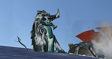 Compare the Storyboards of 'The Sea Beast' to the Final Film