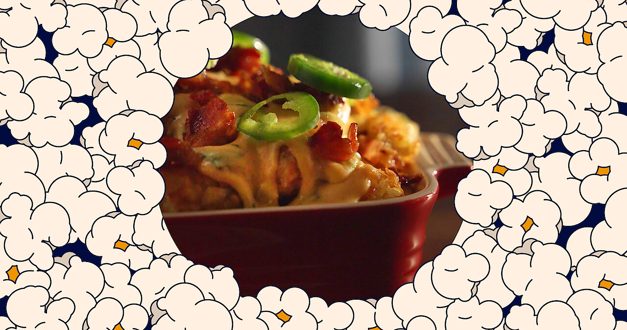 Jalapeño Popper Loaded Tots | What to Eat While Rewatching Ozark Card Image