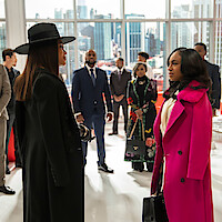 George Middlebrook as Officer Trackson, Terrell Carter as Varney, Bryan Tanaka as Officer Alex, Crystle Stewart as Mallory, Charles Malik Whitfield as Jules, Debbi Morgan as Olivia, Taylor Polidore Williams as Kimmie in Season 2 of 'Beauty In Black'