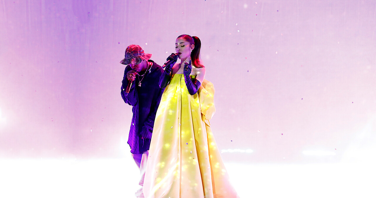Ariana Grande and Kid Cudi Performed “Just Look Up” on ‘The Voice’