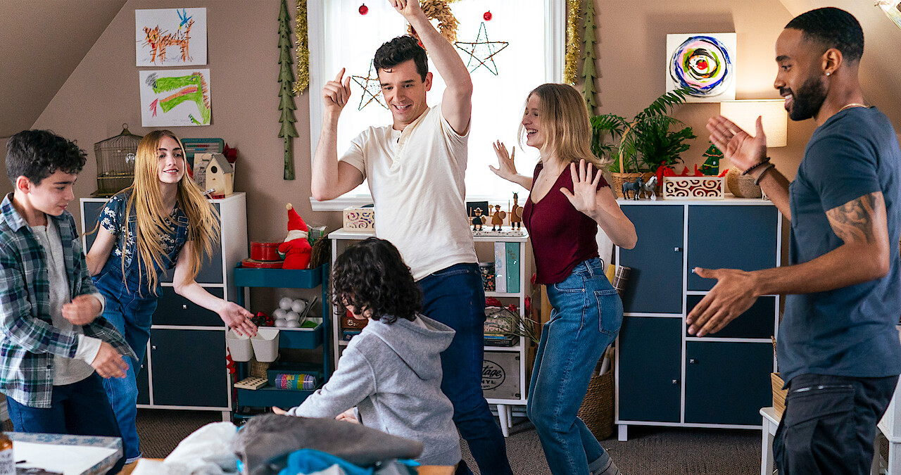 Actor Michael Urie dances in a scene from 'Single All the Way'