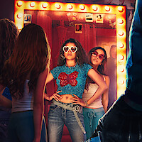 Antonia Gentry as Summer and Madison Bailey as Lucy in 'Time Cut.'