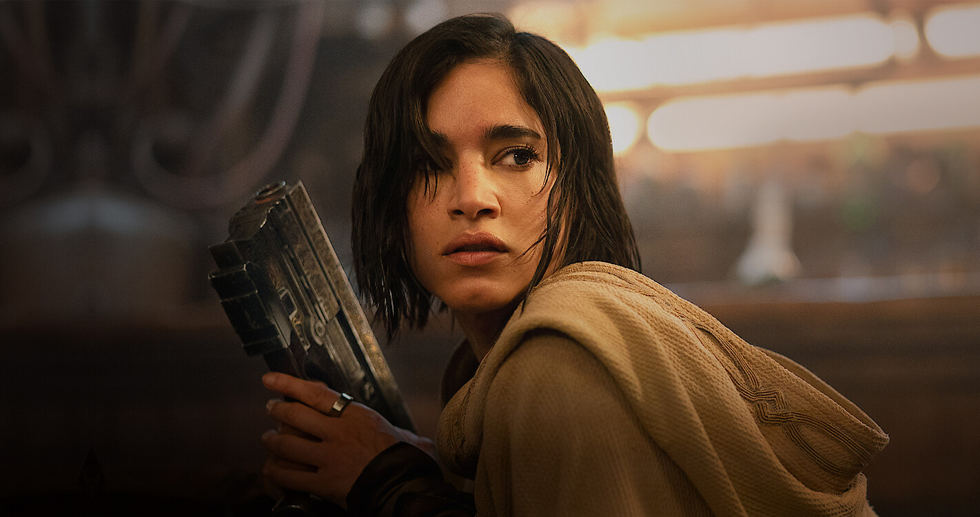 Sofia Boutella stars as Kora, the reluctant hero from a peaceful colony who is about to find she's her people's last hope, in Zack Snyder's REBEL MOON.