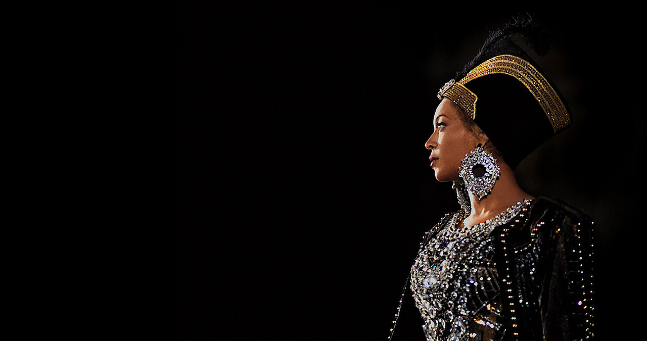 Beyoncé in a still image from the documentary 'HOMECOMING'